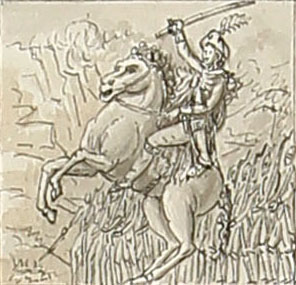 Statue de Napoléon avec socle