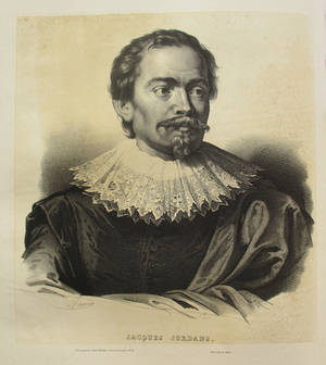 Portrait de Jacques Jordaens (dans Galerie des peintres, volume II, de Jean-Claude Chabert, s.d.)