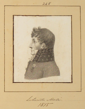 Mathieu-Louis MOLÉ (1781-1855). Portrait extrait de l'Album de MM. les Pairs de France, par le comte de Noë.