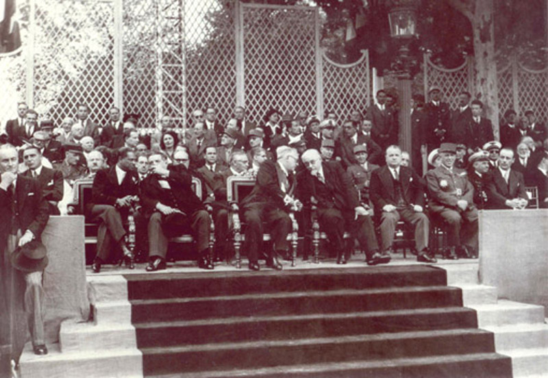 Gaston Monnerville, President du Conseil de la République_14 juillet