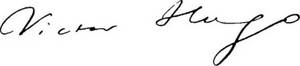 Signature de Victor Hugo