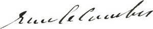 Signature de d'Emile Combes