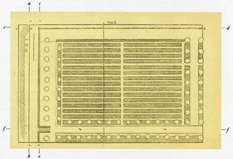 Gravure n°1 de la roseraie
