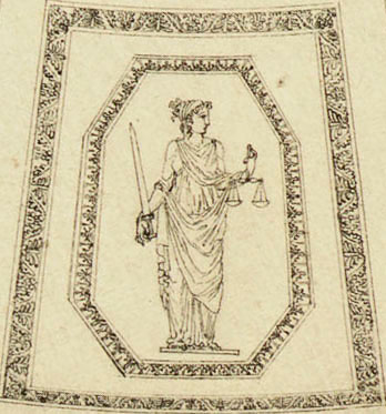Allégorie de la vertu cardinale de justice 