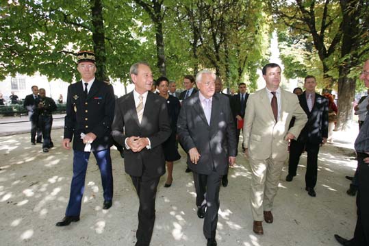 Societe des Amis du President Gaston Monnerville - Inauguration Esplanade