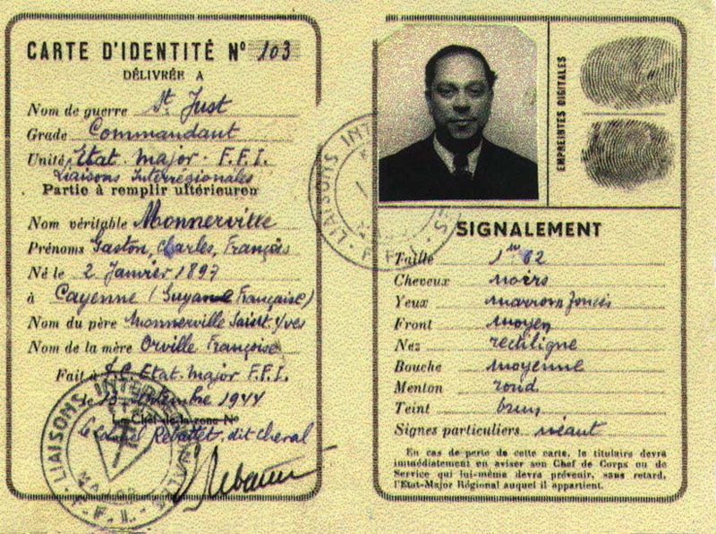 Gaston Monnerville, Resistant