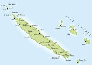 Nouvelle-Calédonie - source ministère outre-mer