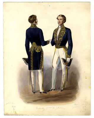 Figure 40 : Sénateurs du Second Empire en tenue, Archives du Sénat, 71S 344.