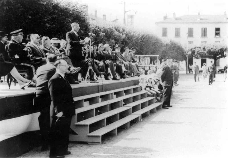 Gaston Monnerville, President du Conseil de la Republique
