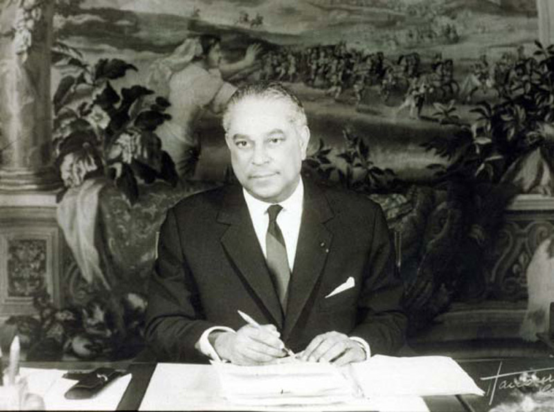 Gaston Monnerville, President du Conseil de la Republique