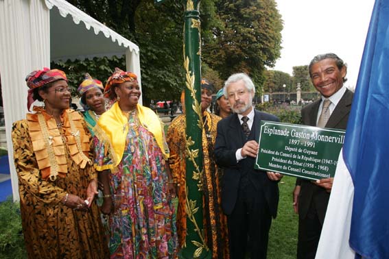 Societe des Amis du President Gaston Monnerville - Inauguration Esplanade