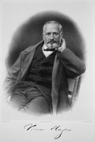 Victor HUGO (1802-1885). Portrait extrait du Panthéon des illustrations françaises au XIXème siècle, par Victor Frond (1869).