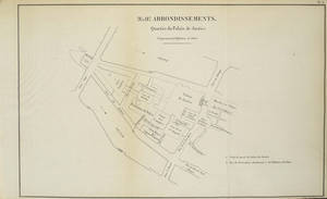 Plan des quartiers de l'insurrection