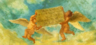 Extrait de la coupole - Eugène Delacroix ©Photographes du Sénat