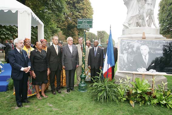 Societe des Amis du President Gaston Monnerville - Inauguration Esplanade
