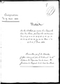 Notes manuscrites sur les débats