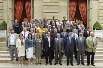 illustration : Photo des présidents des commissions des affaires économiques le 10 juillet à l'Assemblée nationale©DR