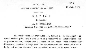 Motion Présentée par M. Marcilhacy