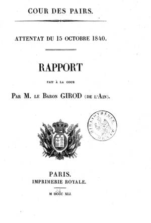 L'attentat de Darmès