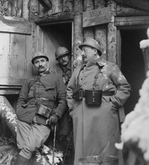 ECPAD - SPA 10 W 659 - Bois de Moyenmoutier, ravin de Malfosse - Poste de Commandement Villa Gabrielle. - 03/03/1917 - Ridel, Jacques ECPAD - SPA 10 W 659 - Bois de Moyenmoutier, ravin de Malfosse - Poste de Commandement Villa Gabrielle. - 03/03/1917 - Ridel, Jacques