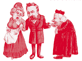 d'après Mille, « Le rapport de M.Briand sur la séparation » L'Arc-en-ciel n°46, 1905, fonds Lefébure.