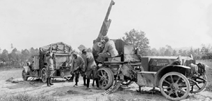 ECPAD - SPA 26 L 1289 - Vienne-le-Château (Marne). Auto canon de 75 mm contre avion et caisson à munitions. - 25/07/1916 - Samama-Chikli, Albert ECPAD - SPA 26 L 1289 - Vienne-le-Château (Marne). Auto canon de 75 mm contre avion et caisson à munitions. - 25/07/1916 - Samama-Chikli, Albert