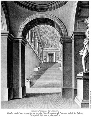 L’Escalier d’honneur de Chalgrin