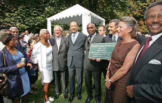Societe des Amis du President Gaston Monnerville - Inauguration Esplanade