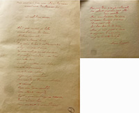 Poême par Marie BUGNOT (extrait du Catalogue des Rosiers cultivés au Jardin du Luxembourg)