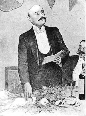 Joseph Caillaux, lors d'un discours, en 1911