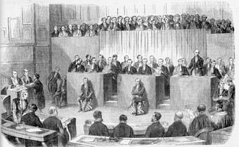 La Chambre des Pairs siège en Haute Cour