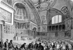 Salle des séances du Sénat en 1860