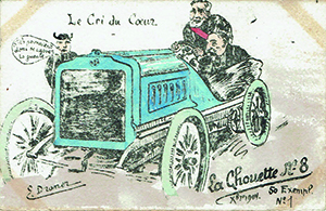 « Le cri du cœur » , carte postale, 1904, fonds Lefébure