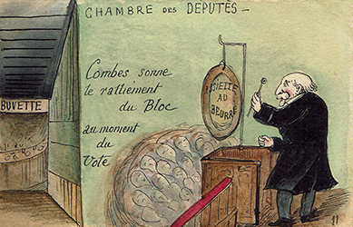 Combes sonne le ralliement du bloc, [1902-1905], fonds Lefébure