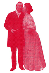 D'après photographie d'Édgar Combes et de sa sœur, 1906, Archives municipales de Pons.