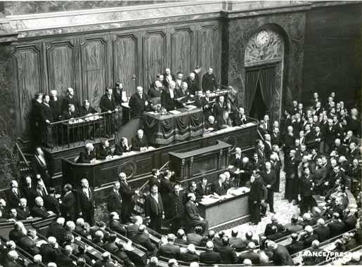 21Fi 164	Élection du Président de la République Albert LEBRUN par le Congrès réuni à Versailles, le 5 avril 1939.