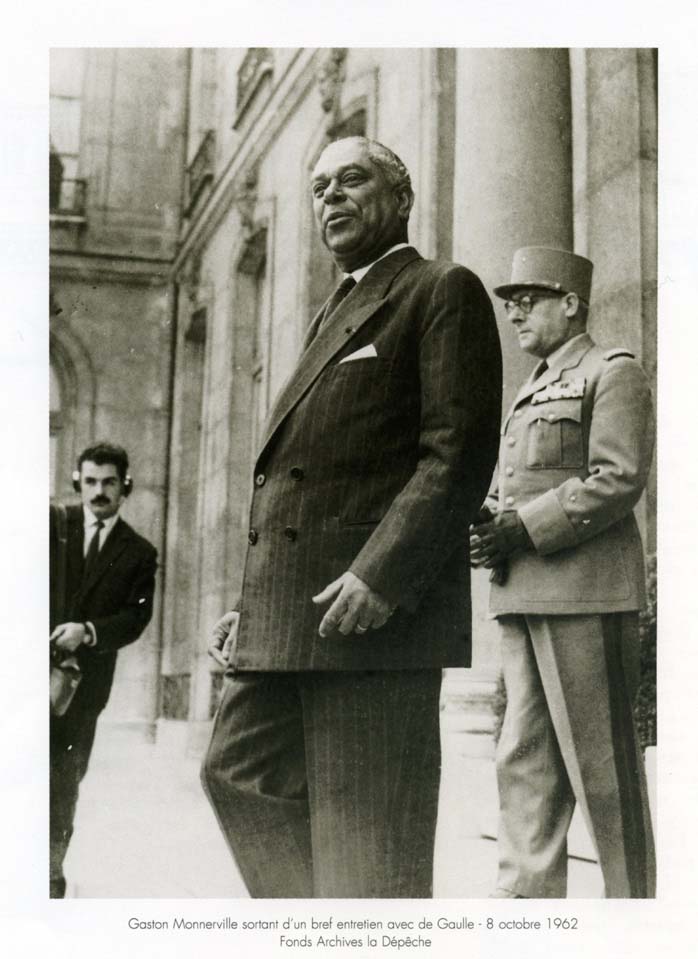 Gaston Monnerville et le General de Gaulle, 1962