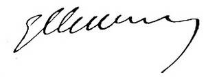 Signature de Georges Clemenceau