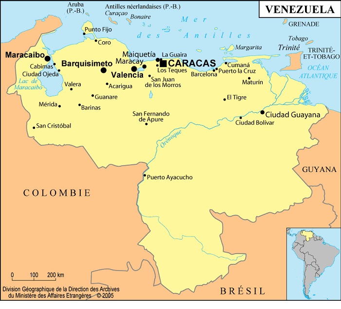 le venezuela carte