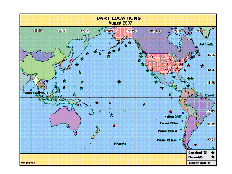 Carte du risque sismique au Japon dans les 30 années à venir. (Source 