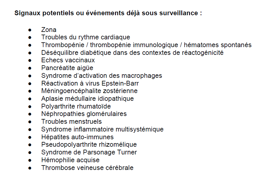 Les effets indésirables des vaccins contre la Covid-19 et le ...